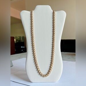 Vintage Napier gold tone Pearl necklace